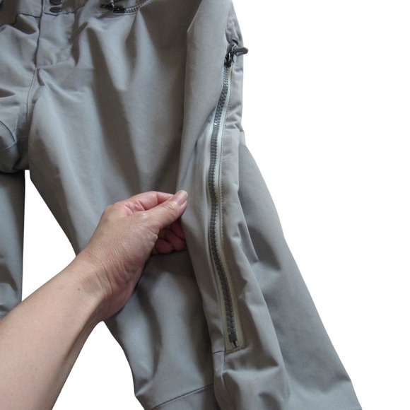 Marmot Gray Refuge Snow Pants Ski Snowboard Small Recco Insulated Zip Pockets - Picture 8 of 14